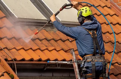 Démoussage et hydrofuge de toiture au Coudray-Montceaux